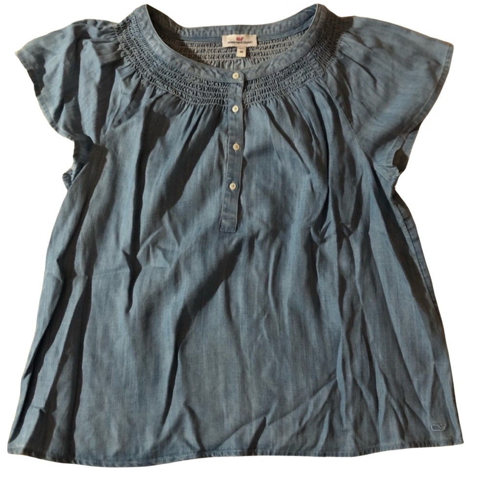 Vineyard Vines Light Blue Girls' Blouse